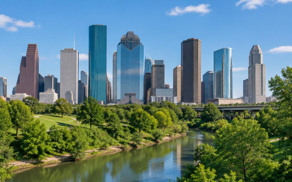 Houston skyline, Texas