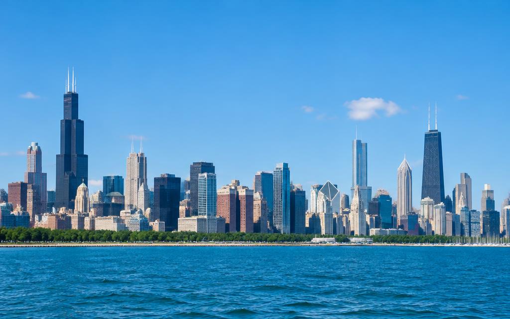 Chicago skyline, Illinois